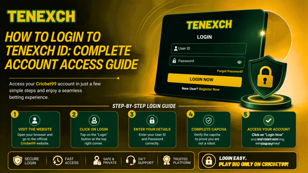 How to Login to tenexch ID: Complete Account Access Guide