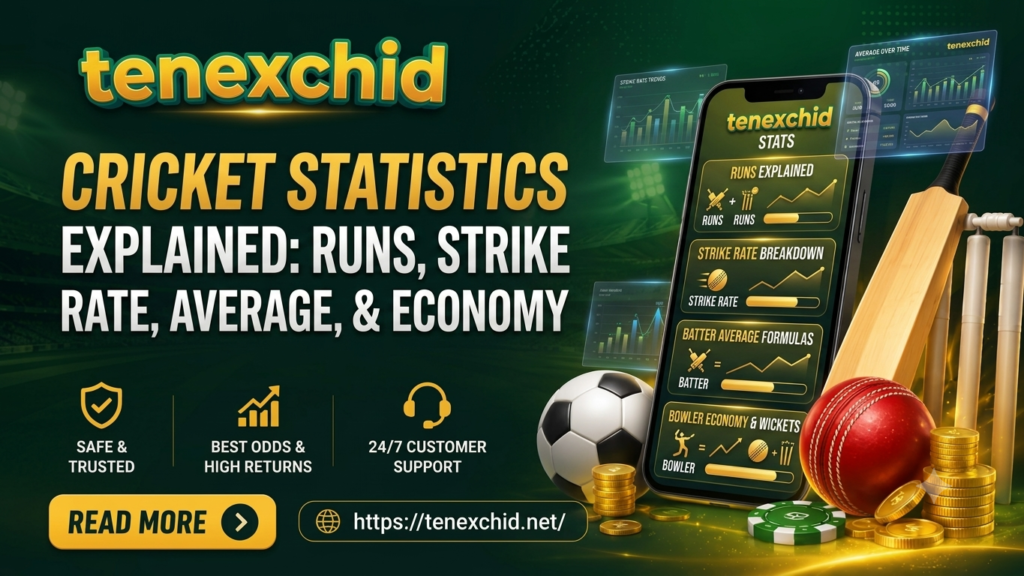Cricket Statistics Explained Runs, Strike Rate, Average & Economy