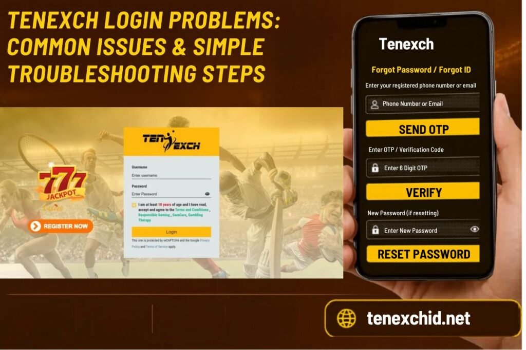 Tenexch Login Problems